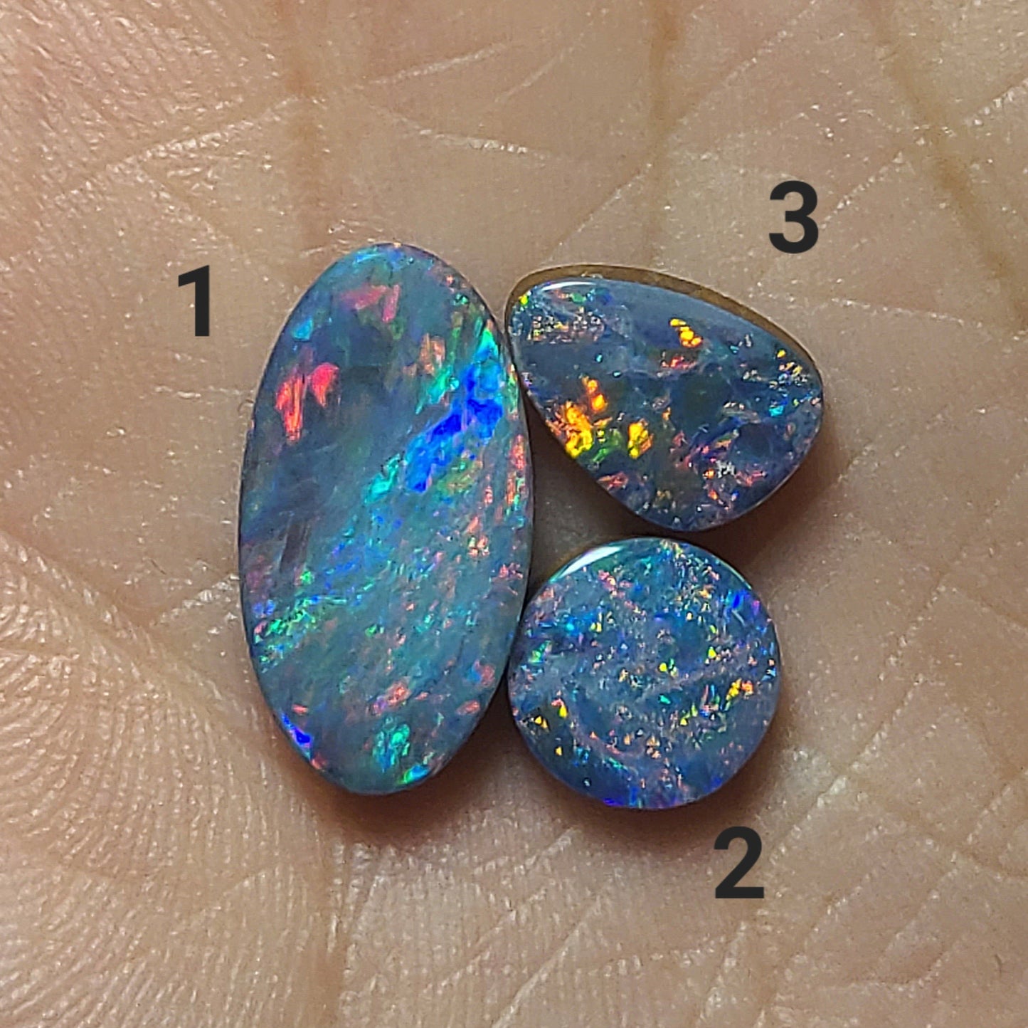 3 Stone Doublet Opal Parcel