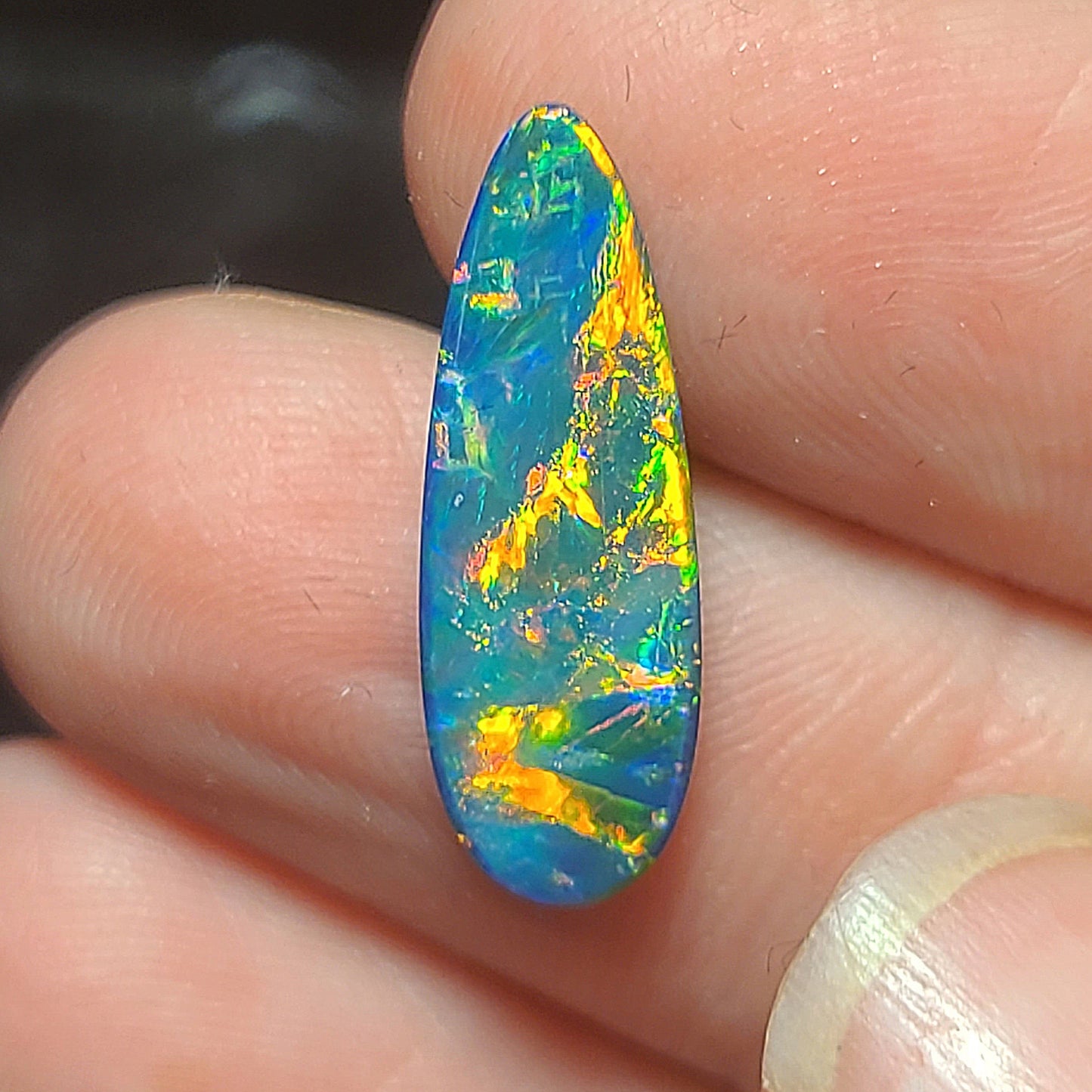 Teardrop Doublet Opal