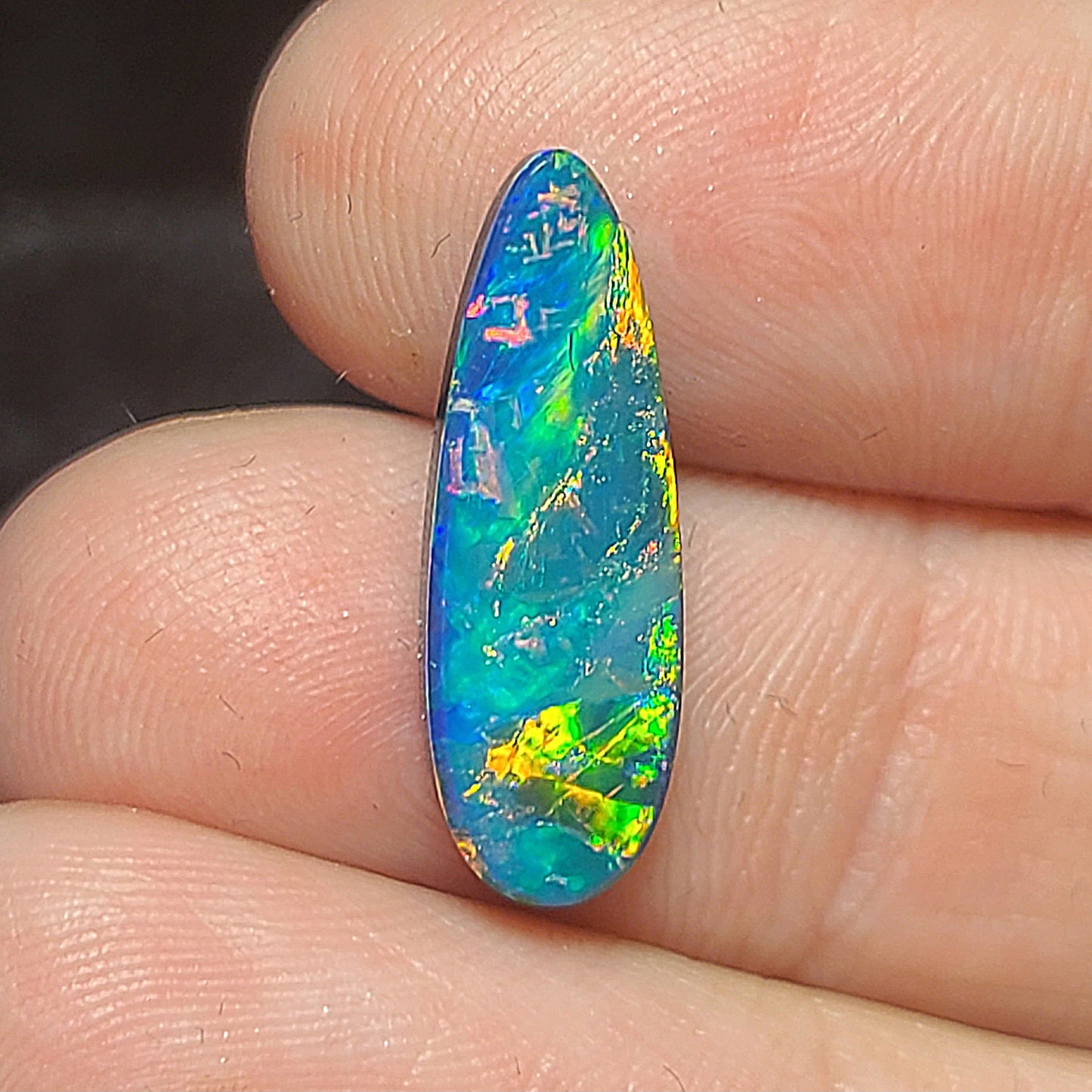Teardrop Doublet Opal