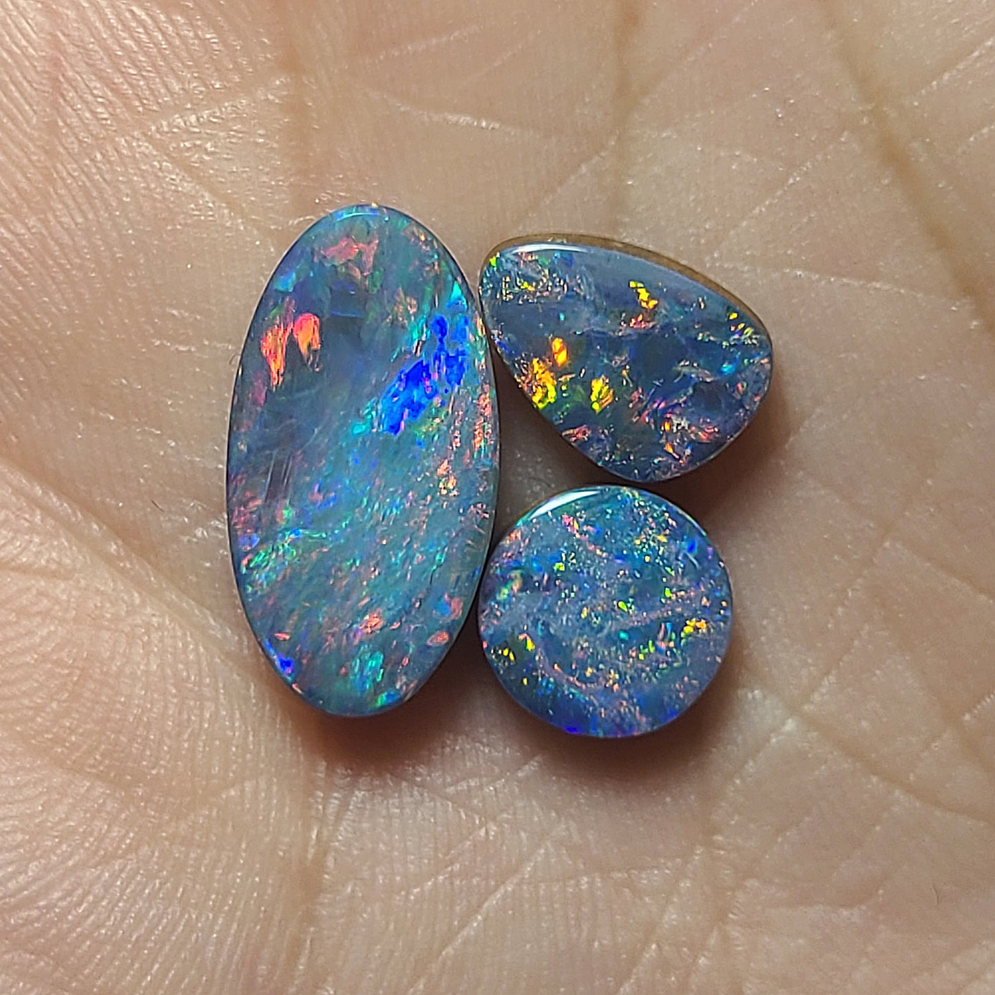 3 Stone Doublet Opal Parcel