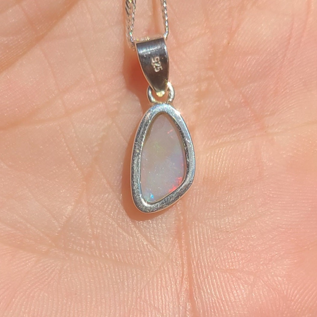 Free Form Light Opal Pendant