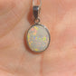 Oval Light Opal Pendant