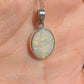 Oval Light Opal Pendant
