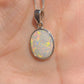 Oval Light Opal Pendant