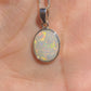 Oval Light Opal Pendant