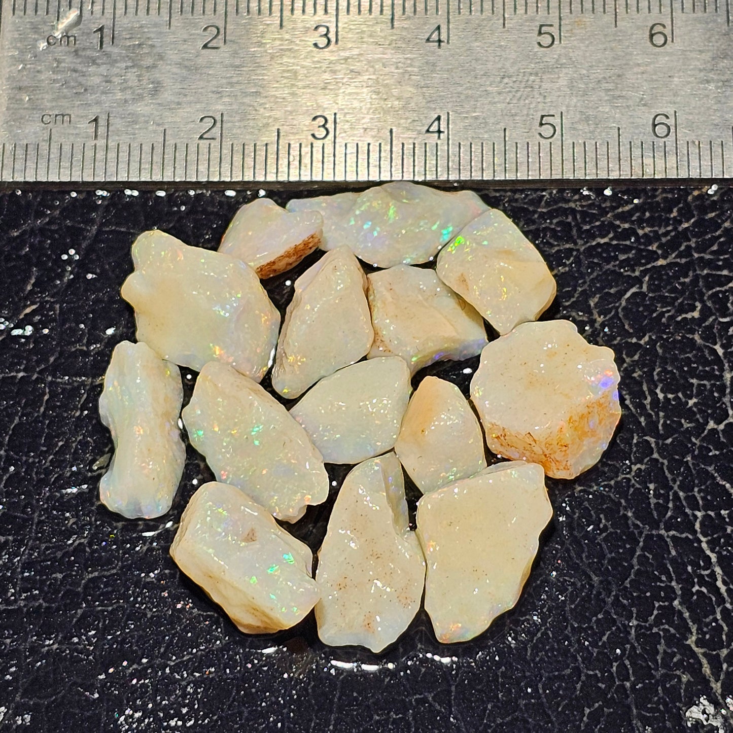 50ct Gem Grade White Based Opal Parcel