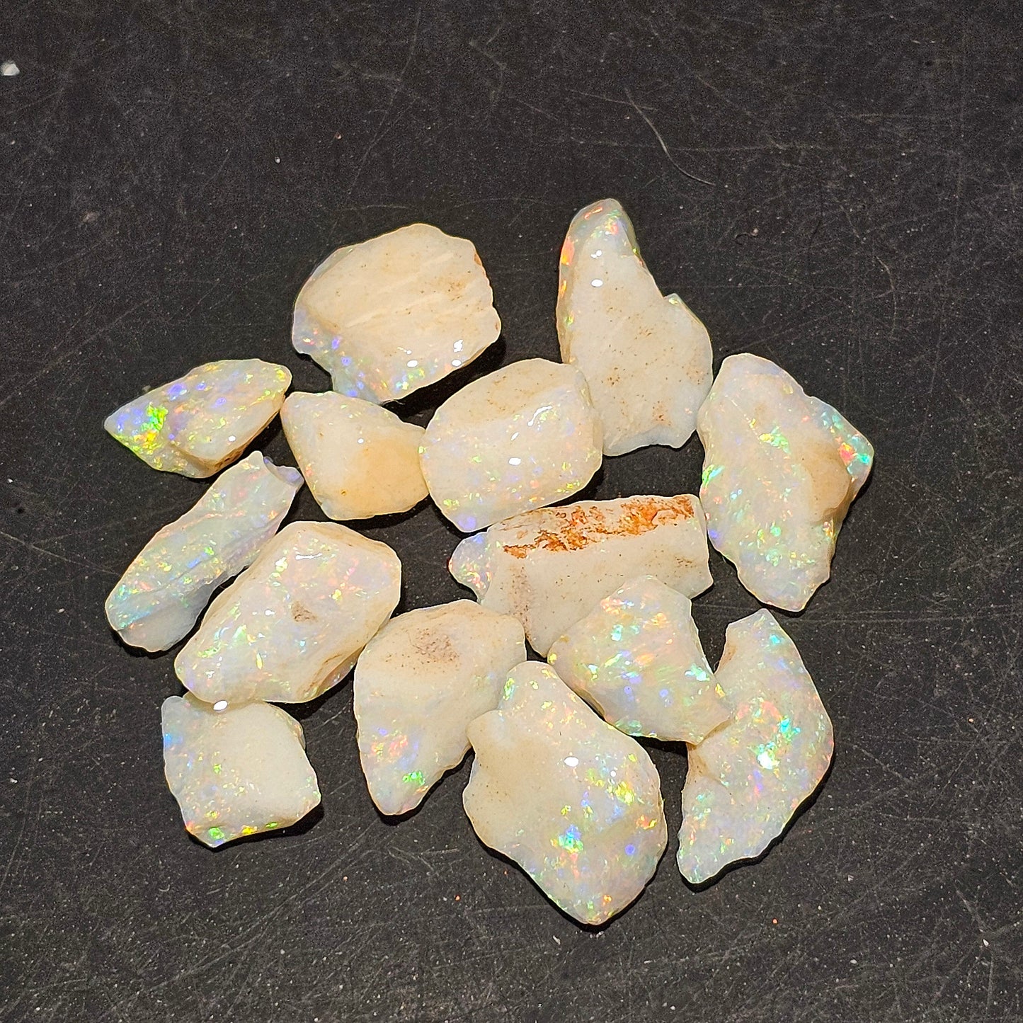 50ct Gem Grade White Based Opal Parcel