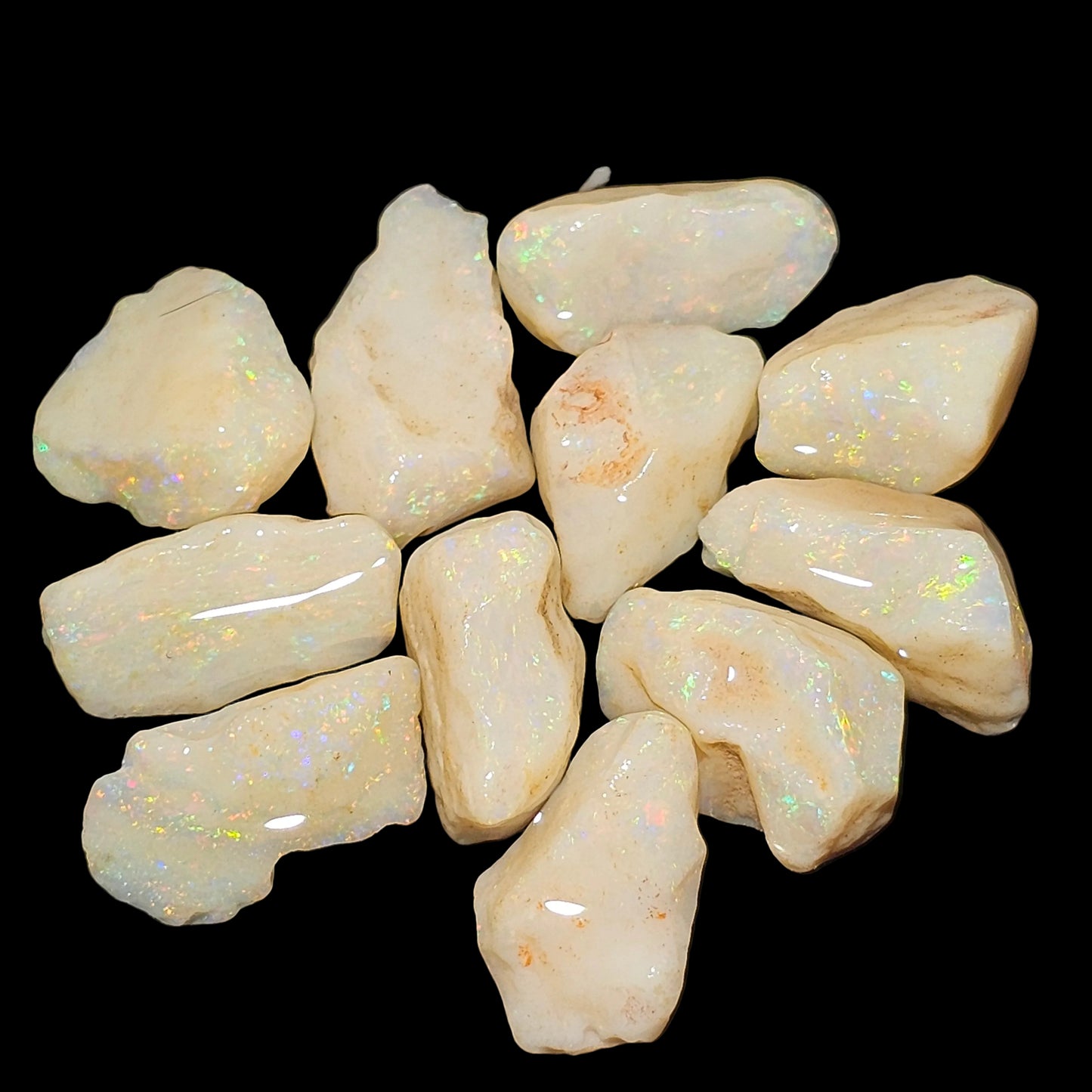 110ct White Based Coober Pedy Opal Parcel