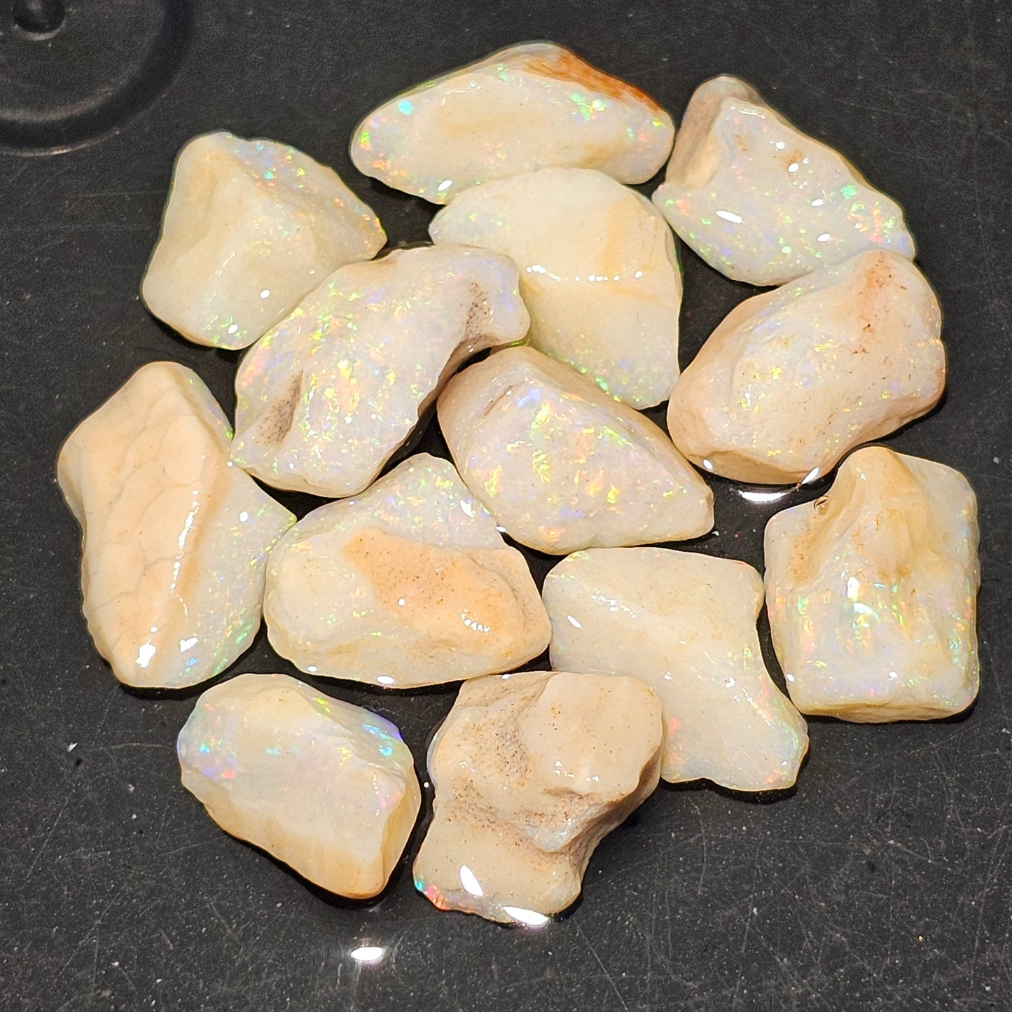 107ct White Based Coober Pedy Opal Parcel