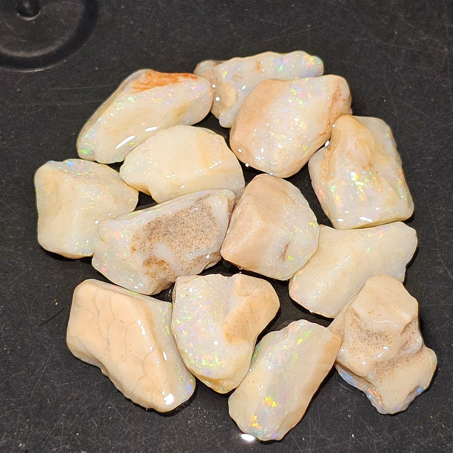 107ct White Based Coober Pedy Opal Parcel