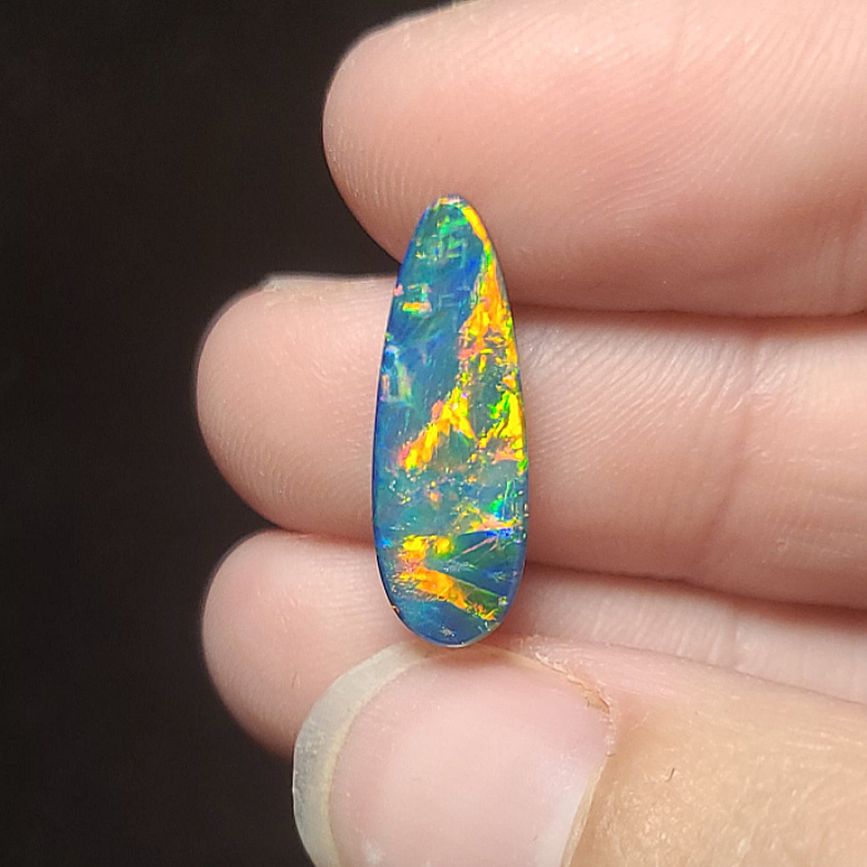 Teardrop Doublet Opal