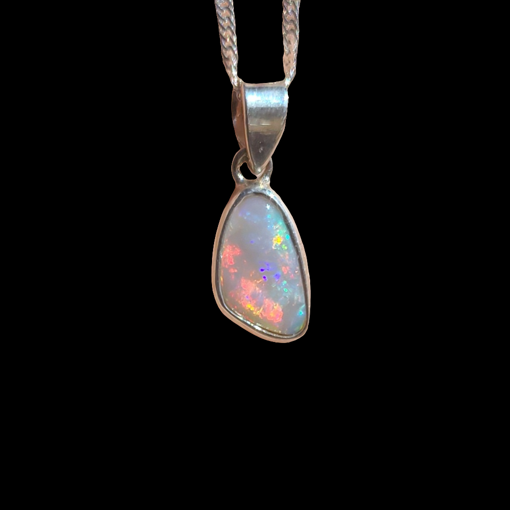 Free Form Light Opal Pendant