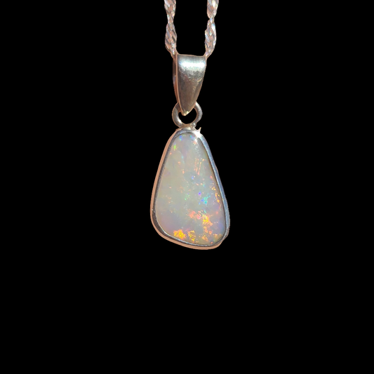 Free Form Light Opal Pendant