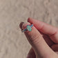 Sterling Silver Doublet Opal Ring