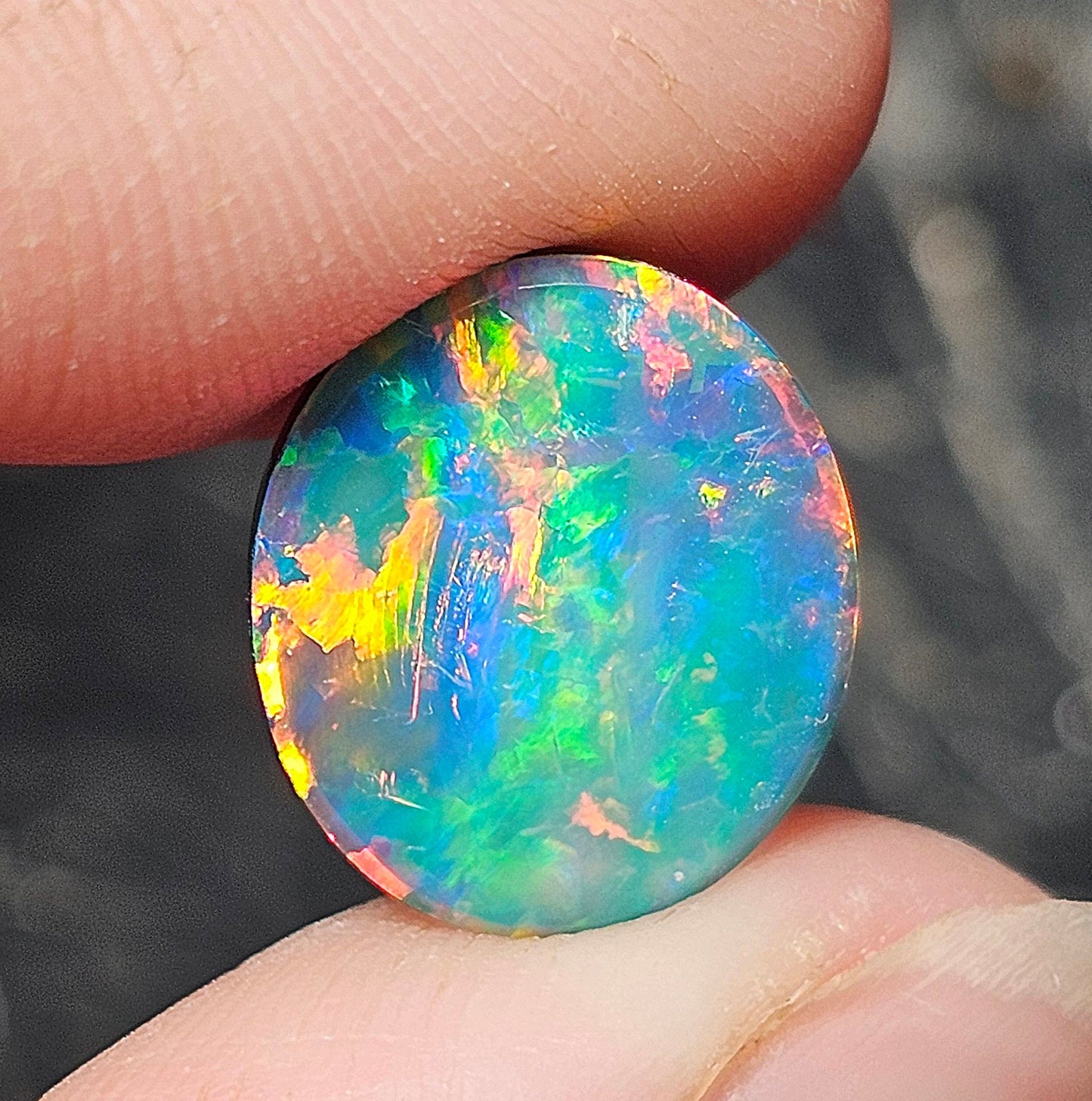Oval Doublet Opal