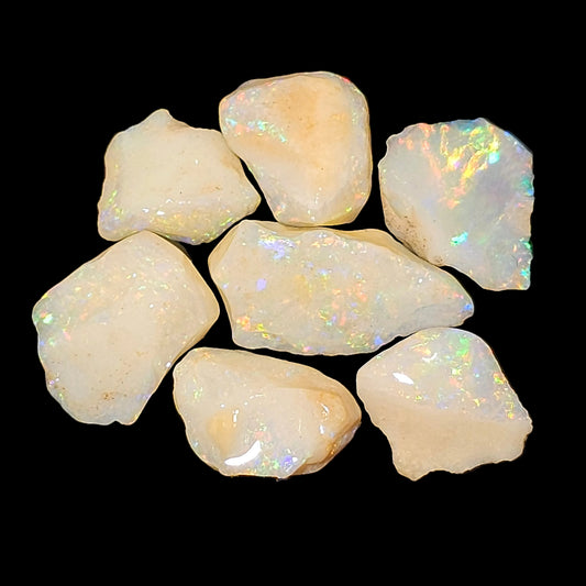 25ct White Based Coober Pedy Opal Parcel