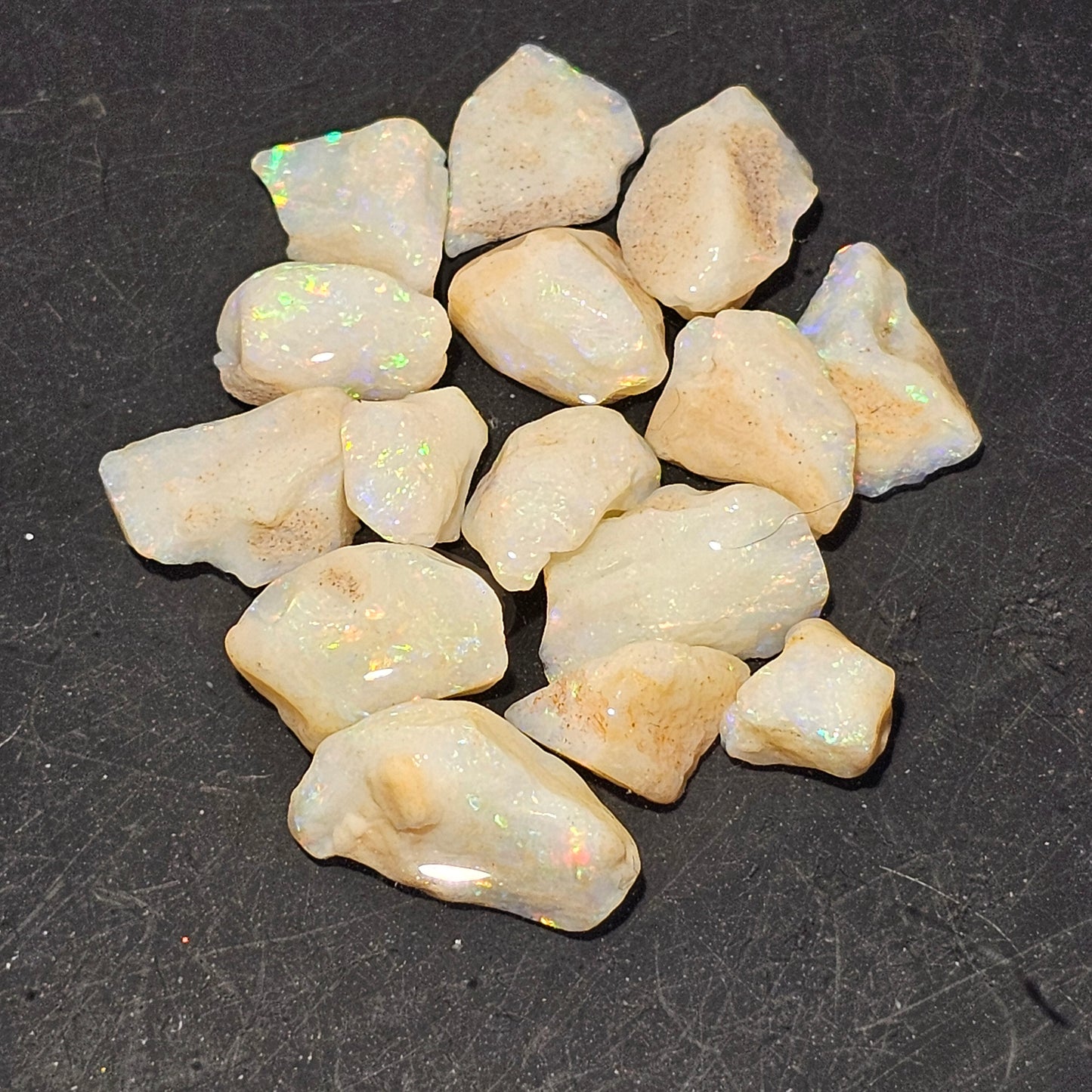 52ct White Based Coober Pedy Opal Parcel