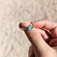 Sterling Silver Doublet Opal Ring